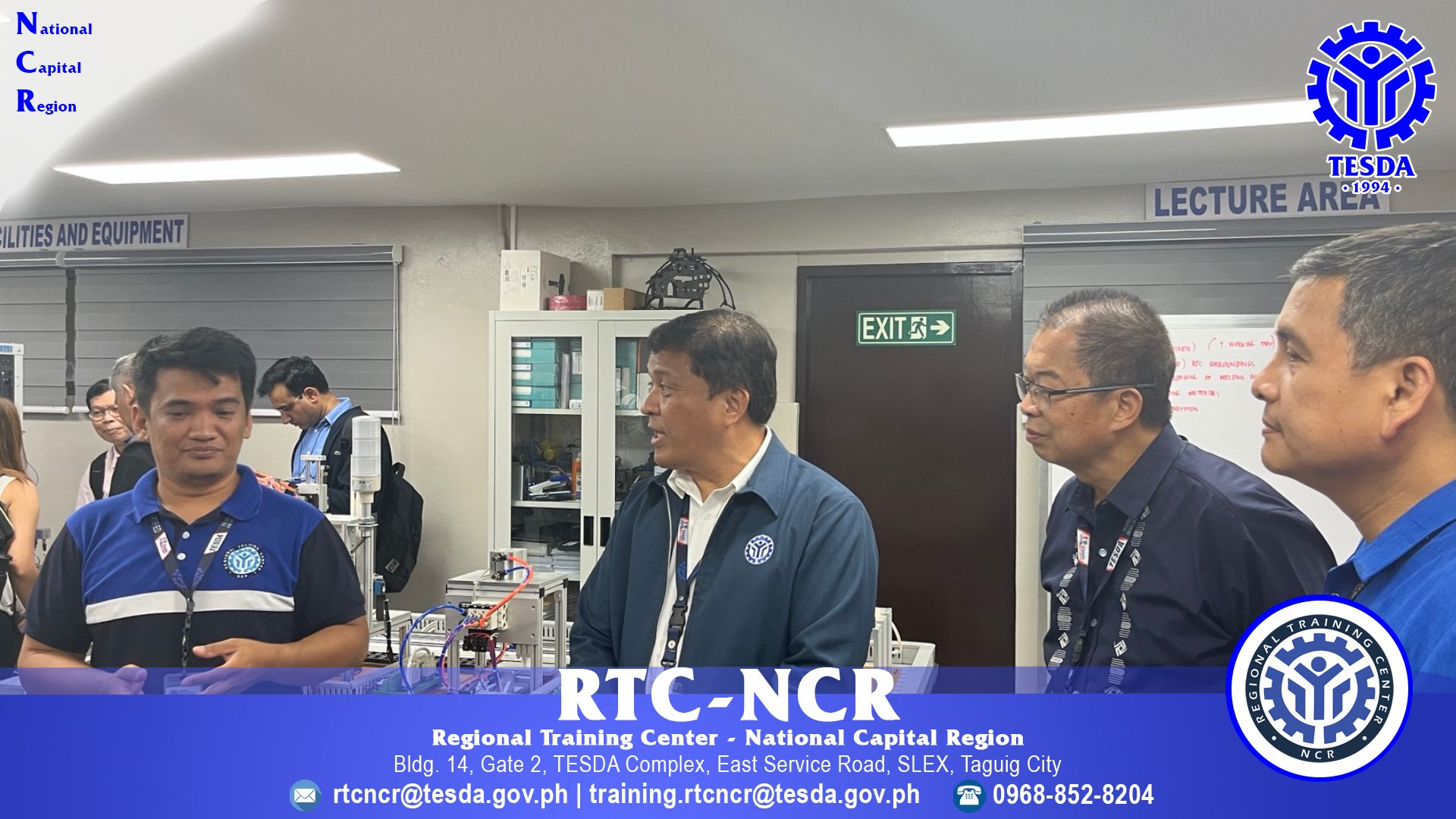 Tour of delegates from Asian Development Bank (ADB) to RTC NCR facilities took place on Feb 7, 2023, at the RTC-NCR Mechatronics Laboratory Room.