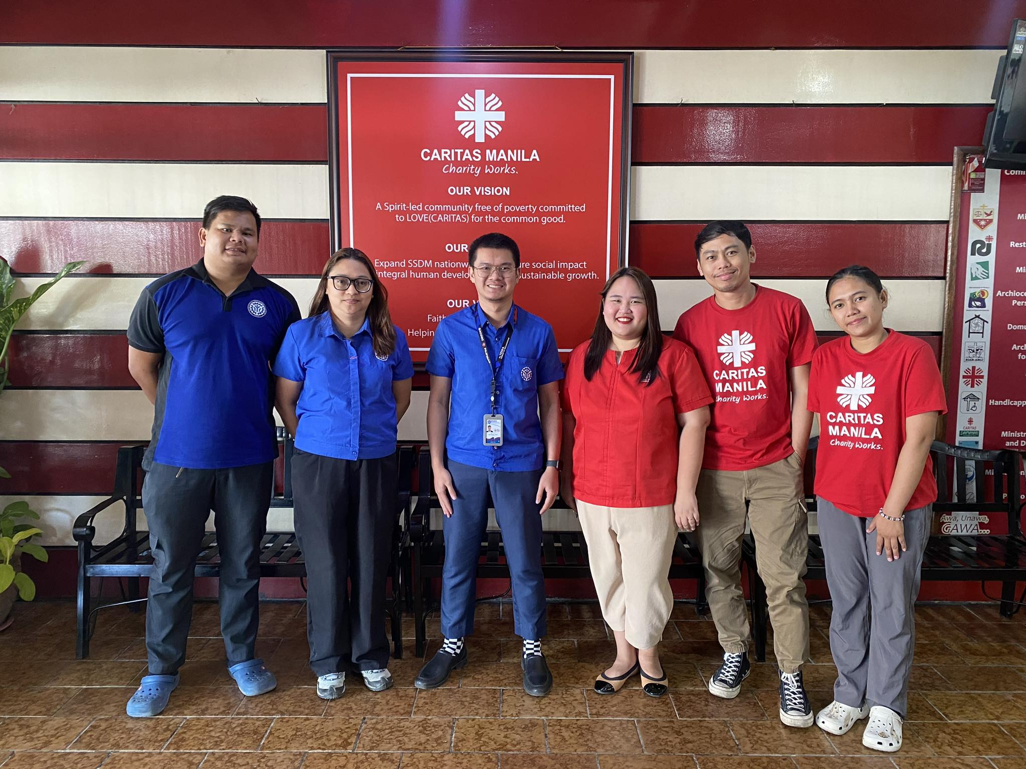 EXPLORATORY MEETING AND OFFICE VISIT WITH CARITAS MANILA