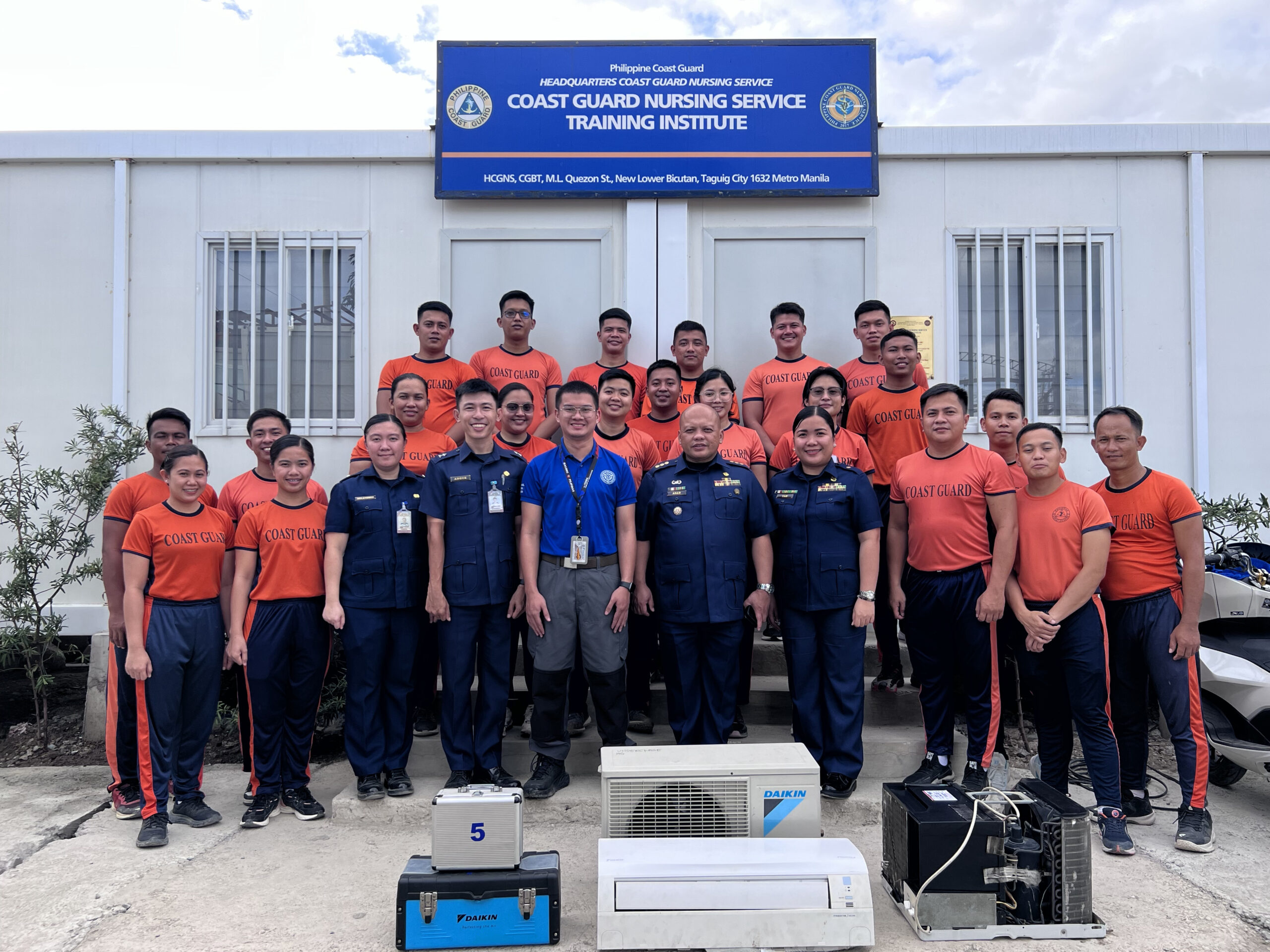 Philippine Coast Guard personnel now equipped with skills in Air Conditioning Maintenance