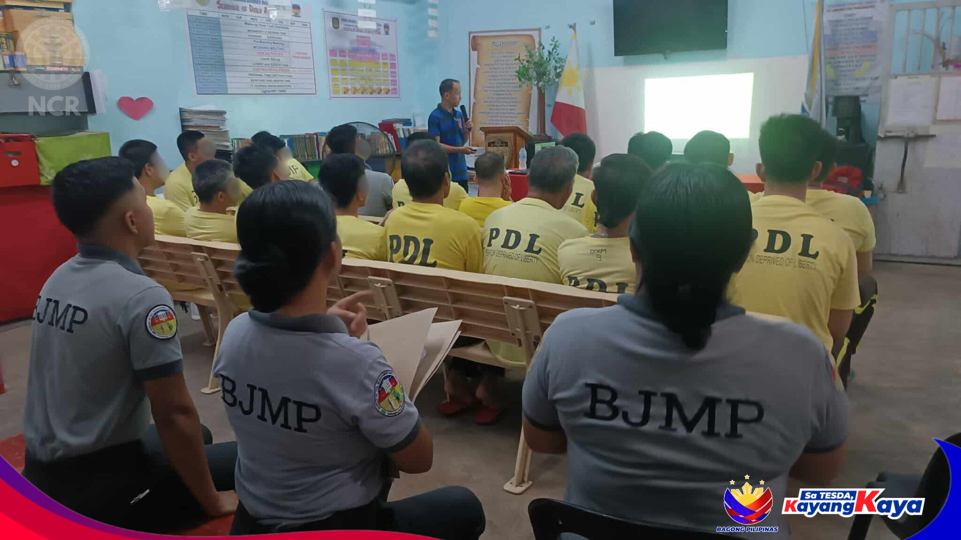 TESDA-RTC NCR Conducts Basic Motorcycle/Small Engine Preventive Maintenance and Servicing training for PDL’s at BJMP Metro Manila District Jail Annex 1