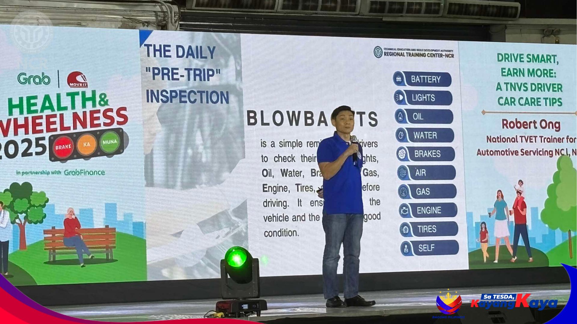 TESDA RTC-NCR Empowers GRAB Health and Wheelness 2025