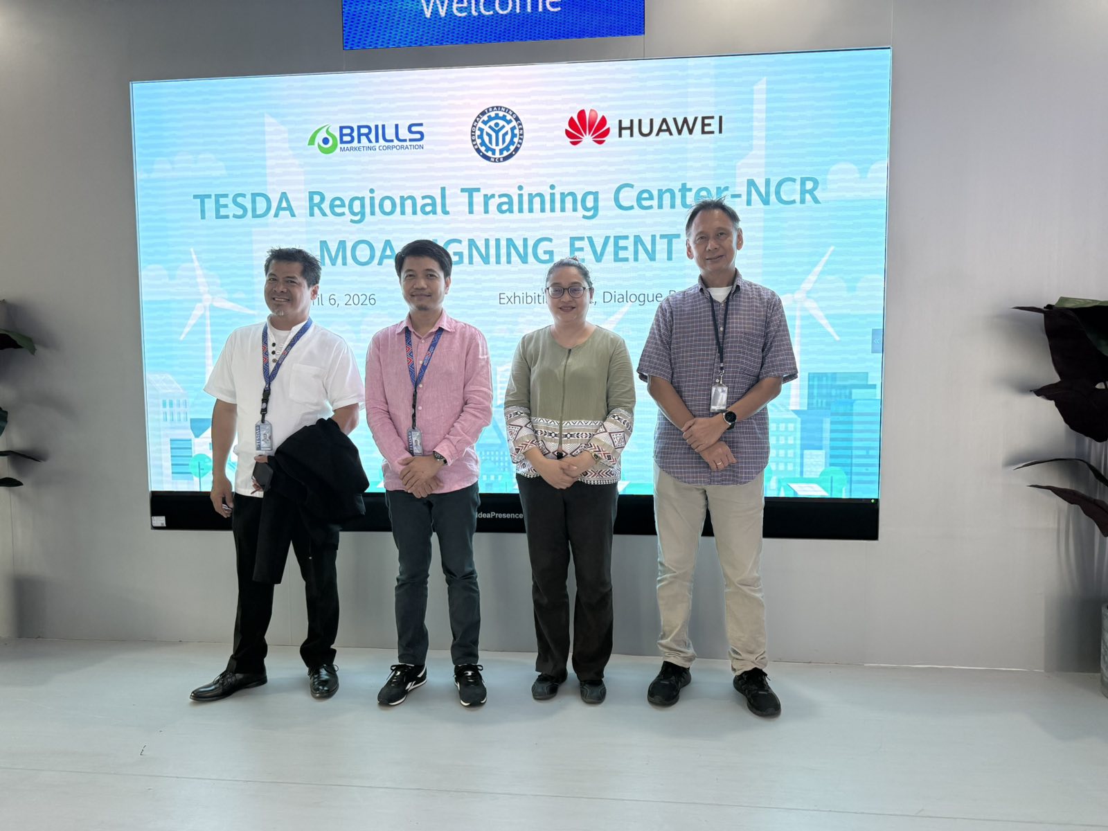 RTC-NCR Strengthens Green Skills Through Benchmarking at Huawei Technologies Philippines
