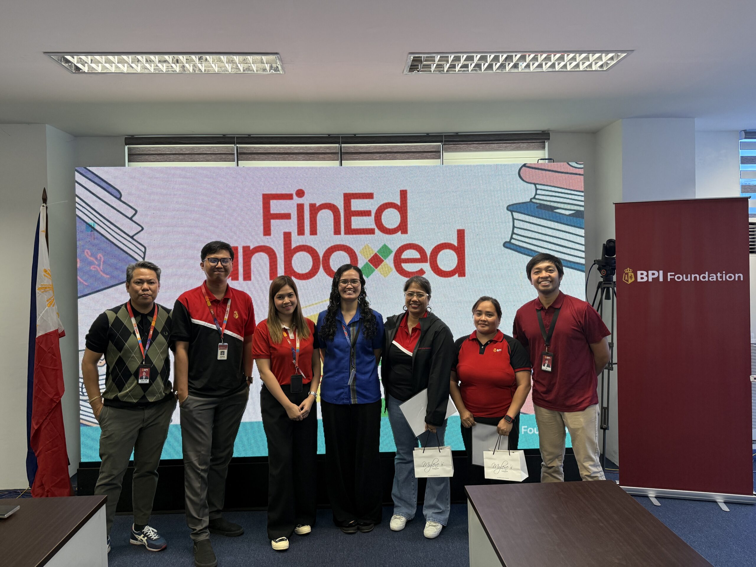 Marking the conclusion of a fruitful training program with our trainees, resource speaker, and our partners from BPI and BPI Foundation.