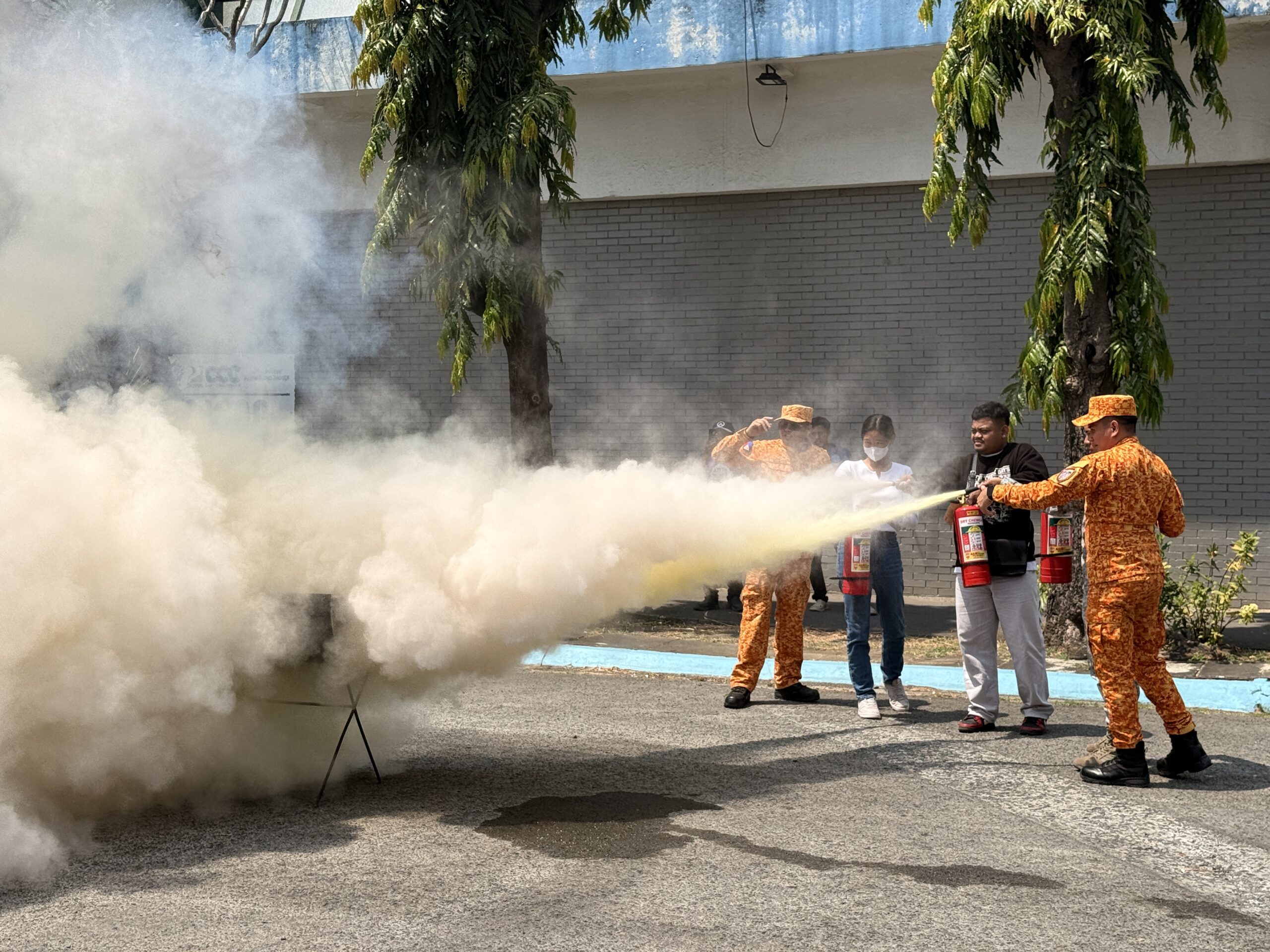 RTC-NCR trainees actively took part in the fire drill exercise.