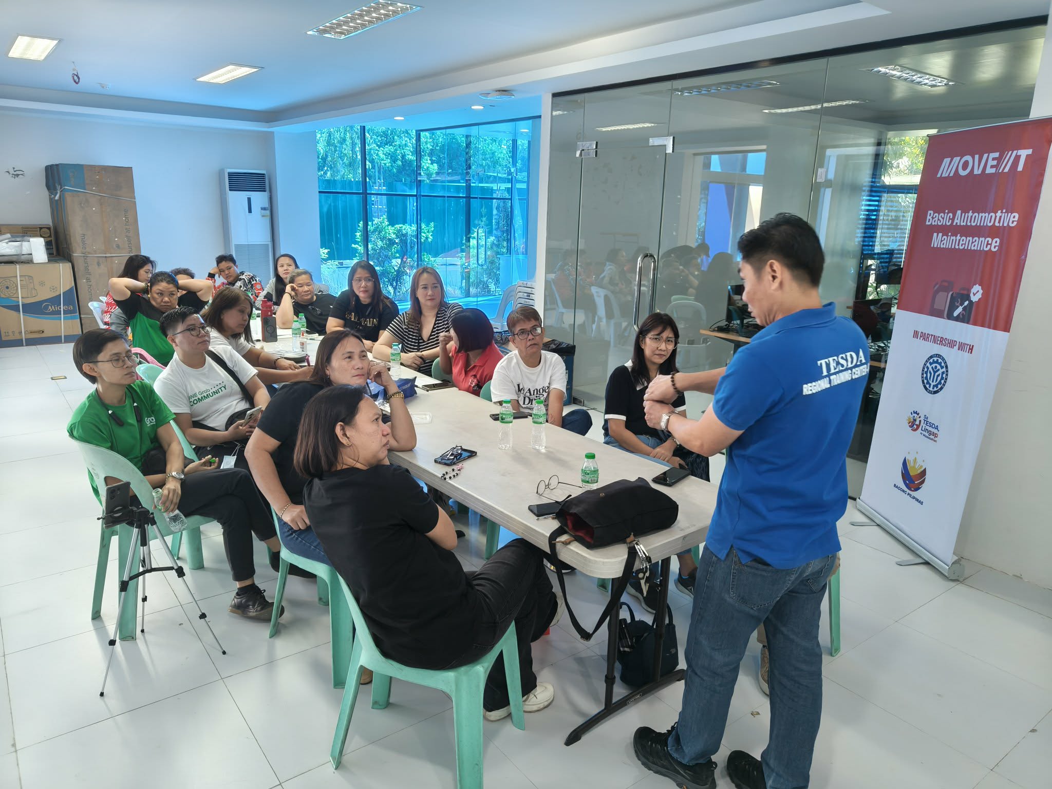 TESDA RTC-NCR in Celebrating National Women’s Month Empowers the Lady GRAB Drivers on Basic Automotive Preventive Maintenance and Servicing
