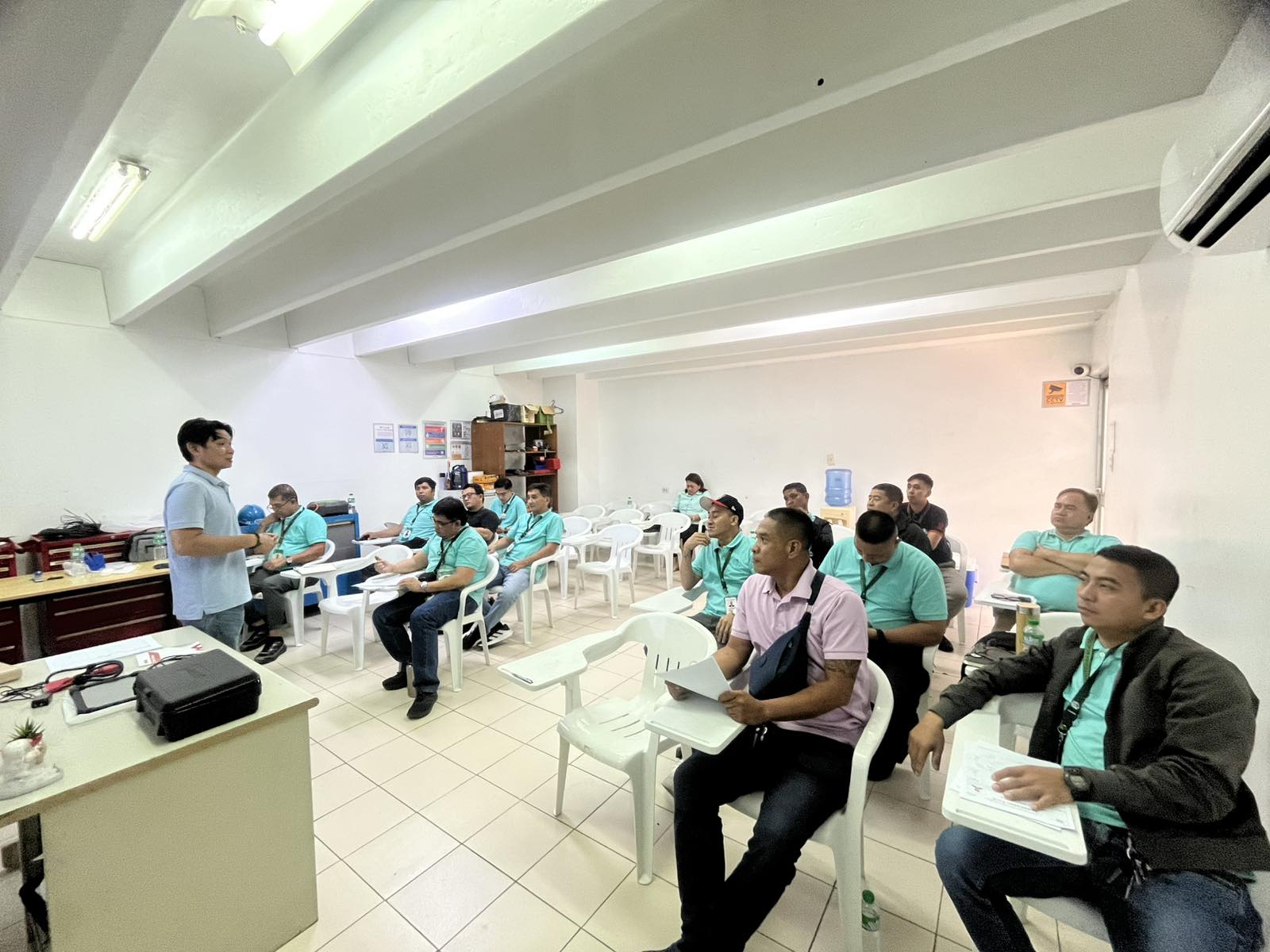 Photo taken during the lecture of Performing OBD Scanner - Robert Ong